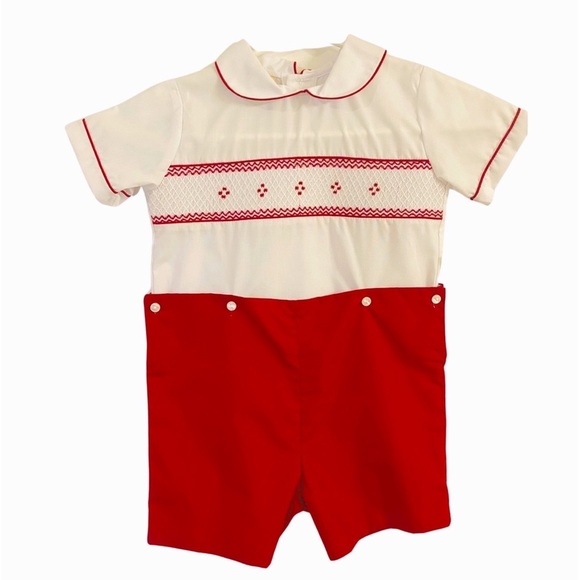 Le' Za Me Boys Two Piece Romper - Picture 1 of 9